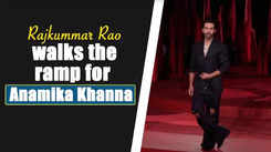 Rajkummar Rao walks the ramp for Anamika Khanna
