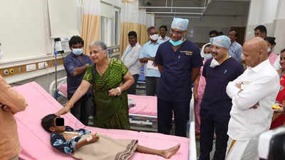 Tirupati: Sudha Murthy lauds TTD for creating world-class medical infrastructure at Sri Padmavathi children's super specialty hospital