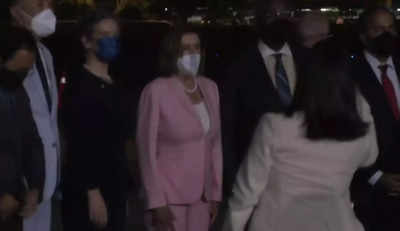 Nancy Pelosi defies China threats and lands in Taiwan
