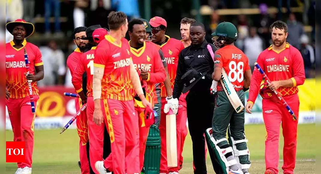 Burl, Jongwe star for Zimbabwe in first T20 series win over Bangladesh | Cricket News – Times of India