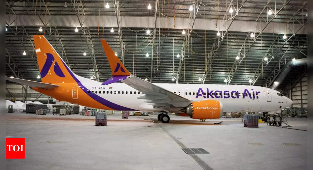 Akasa Air to launch daily flights on Chennai-Mumbai route from September 15 – Times of India