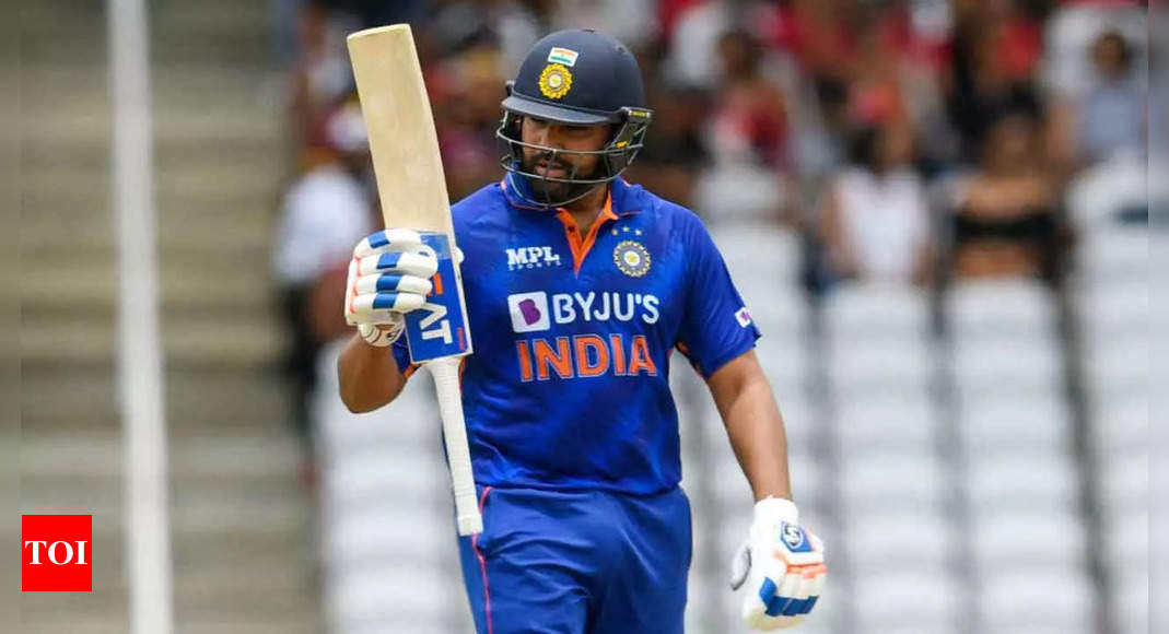 India vs West Indies: Skipper Rohit Sharma retires hurt with back muscle pull in third T20I | Cricket News – Times of India
