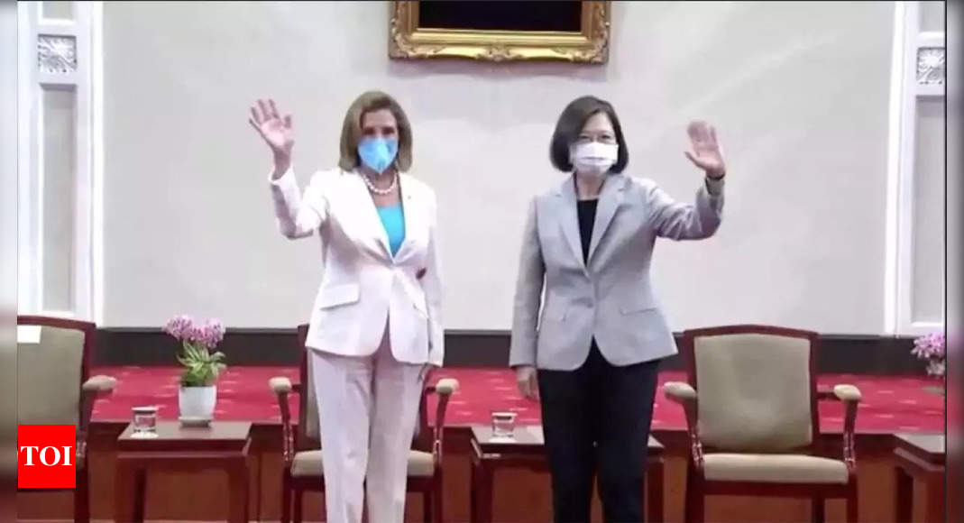 Taiwan’s Tsai thanks Pelosi for support, says island will not back down – Times of India