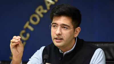 Raghav Chadha gives suspension of business notice in Rajya Sabha ...