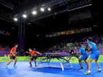 CWG 2022: Indian men's table tennis defeats Singapore to win gold, see pictures from Birmingham