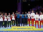 CWG 2022: Indian men's table tennis defeats Singapore to win gold, see pictures from Birmingham