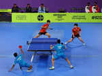 CWG 2022: Indian men's table tennis defeats Singapore to win gold, see pictures from Birmingham