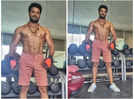 Khesari Lal Yadav shows his chiselled abs as he sweats it out in the gym