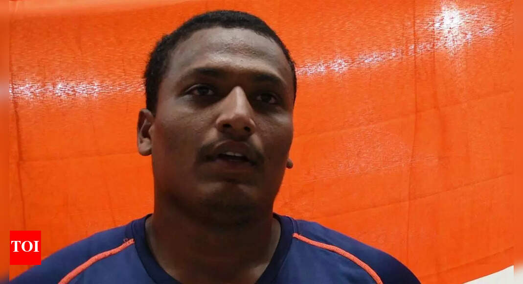 Ahead of competition, para discus thrower Aneesh Kumar Pillai tests