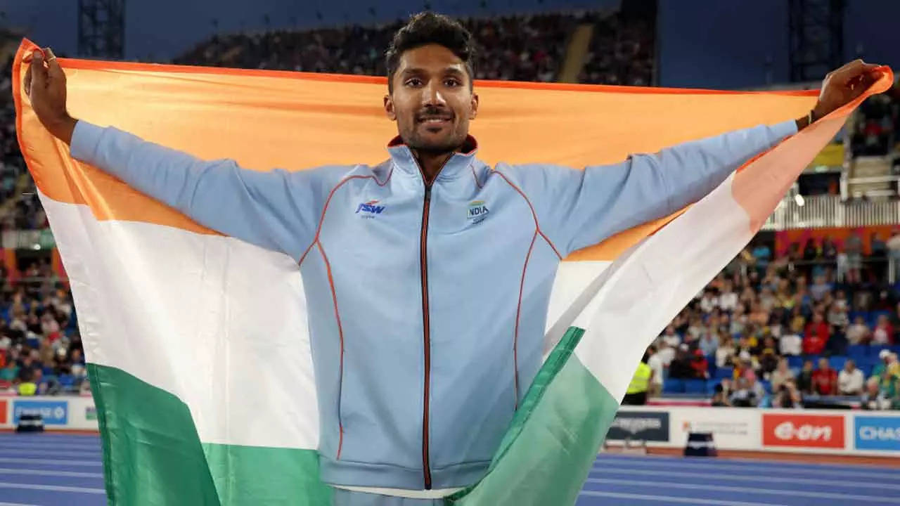 CWG 2022: Tejaswin Shankar wins bronze in men's high jump | Commonwealth Games 2022 News - Times of India