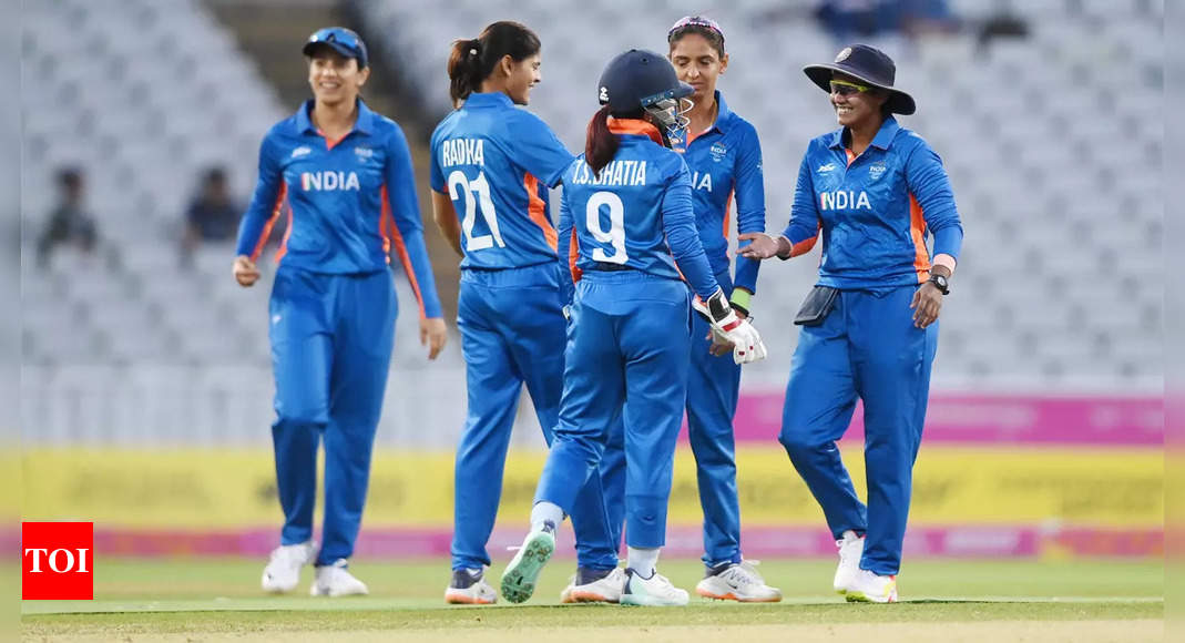 CWG 2022: Indian women’s cricket team mauls Barbados by 100 runs, qualifies for semifinals | Commonwealth Games 2022 News – Times of India