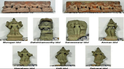 Chennai: 9 antique stone idols seized at Broadway