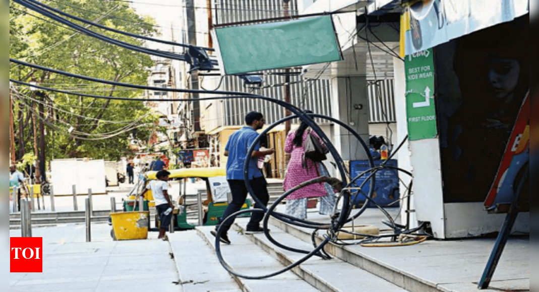 Stopstart & disjointed Curious case of Noida's underground power lines Noida News Times of
