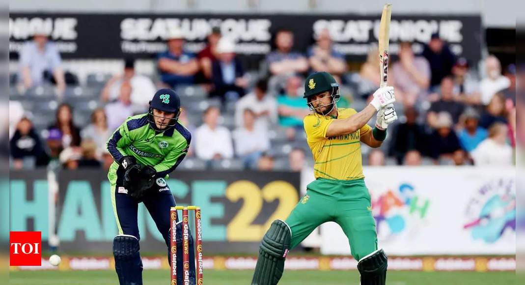 1st T20I: Reeza Hendricks stars as South Africa beat Ireland by 21 runs | Cricket News – Times of India