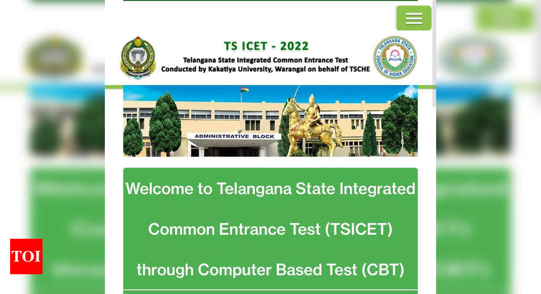 TS ICET 2022 Answer Key released, Raise objection till 8 August at icet.tsche.ac.in, check direct link – Times of India
