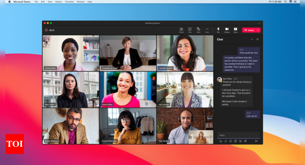 Microsoft introduces native Teams app for Apple Silicon Macs – Times of India