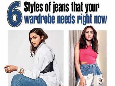 Six styles of jeans that your wardrobe needs right now