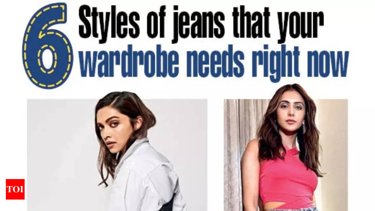 Six styles of jeans that your wardrobe needs right now - Times of India