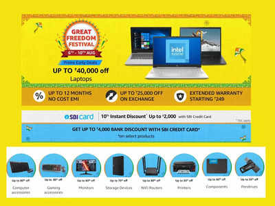 Amazon Great Freedom Festival Sale 2022: Best Deals on laptops, desktops, printers & more