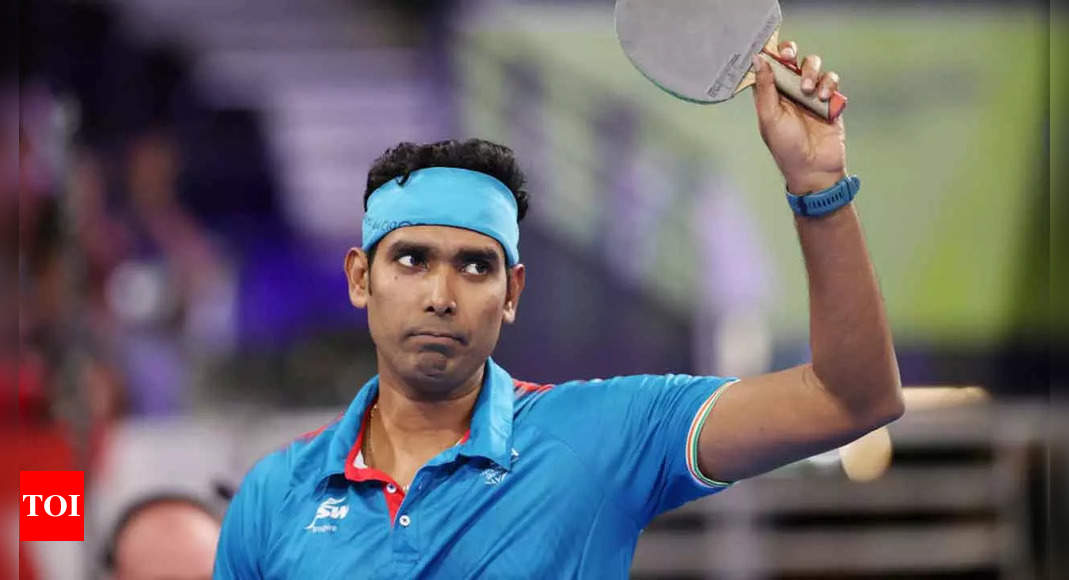 CWG 2022: Twin delight for Sharath Kamal, enters semifinals of mixed and men’s doubles | Commonwealth Games 2022 News – Times of India