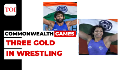 CWG 2022: Wrestlers Bajrang Punia, Sakshi Malik win gold medals