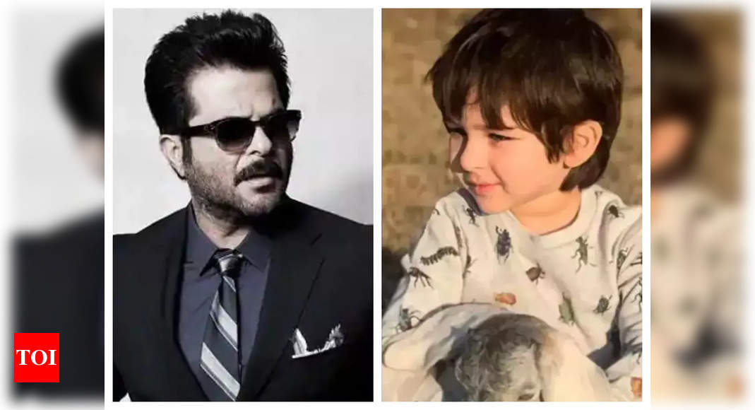 Anil Kapoor jokes he is doing a film with Kareena Kapoor and Saif Ali Khan’s son Taimur; says the Pataudi lad is playing the role of his father – Times of India