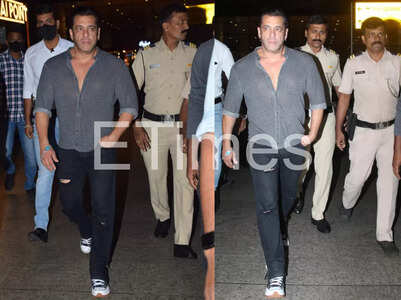 Salman returns home with heavy security