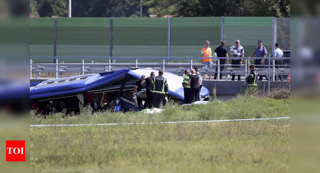 Bus crash on freeway in Croatia kills not less than 12 folks – Instances of India