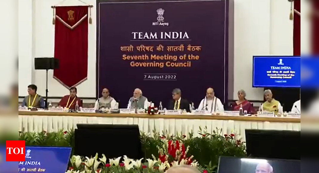 PM Modi chairs NITI Aayog’s governing council meeting | India News – Times of India