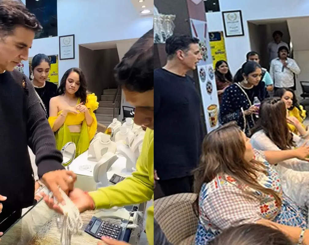 
Akshay Kumar gifts pearl necklaces to on-screen 'Raksha Bandhan' sisters, tells shopkeeper 'discount nhi chahiye'
