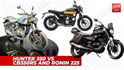 2022 Royal Enfield Hunter 350 vs Honda CB350RS and TVS Ronin: How does it fair?