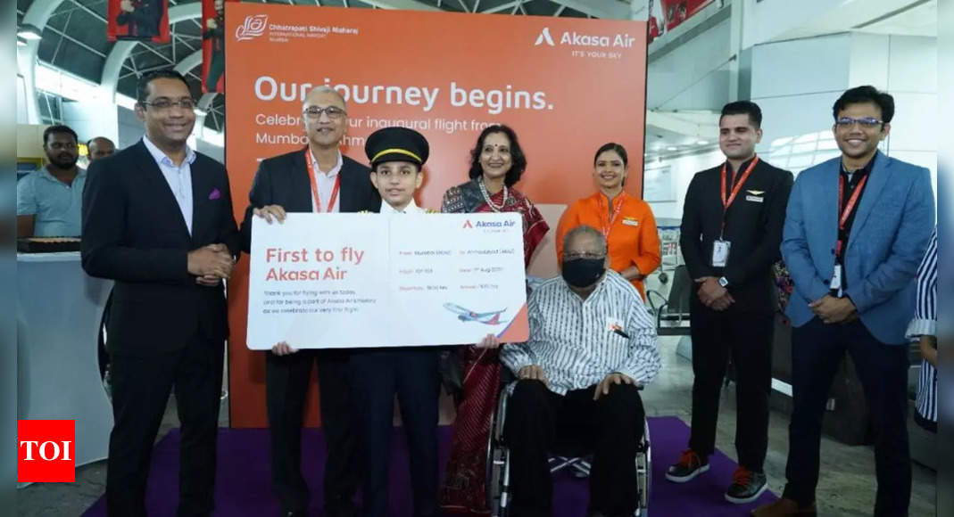 Akasa Air starts flying: ‘Normally a child is born in nine months. We took 12 months to launch an airline’ – Times of India