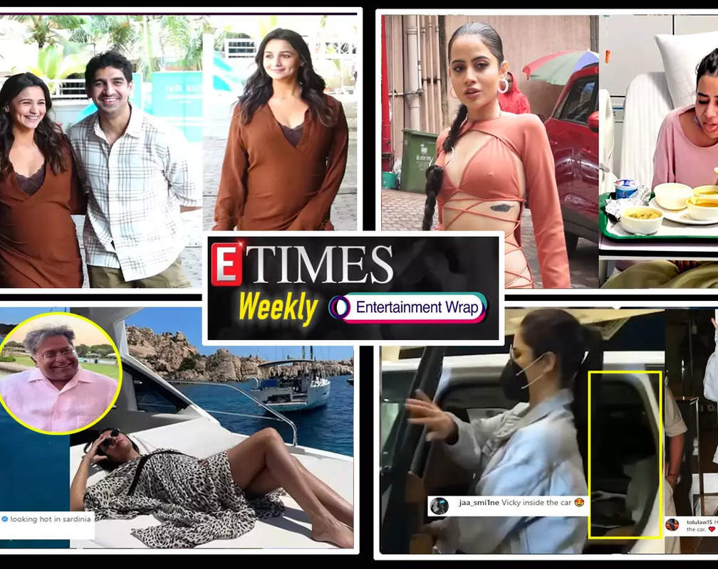 
Ranbir Kapoor-Alia Bhatt pose together; Vicky Kaushal-Katrina Kaif spotted at airport; Urfi Javed hospitalised; Lalit Modi calls Sushmita Sen 'hot'
