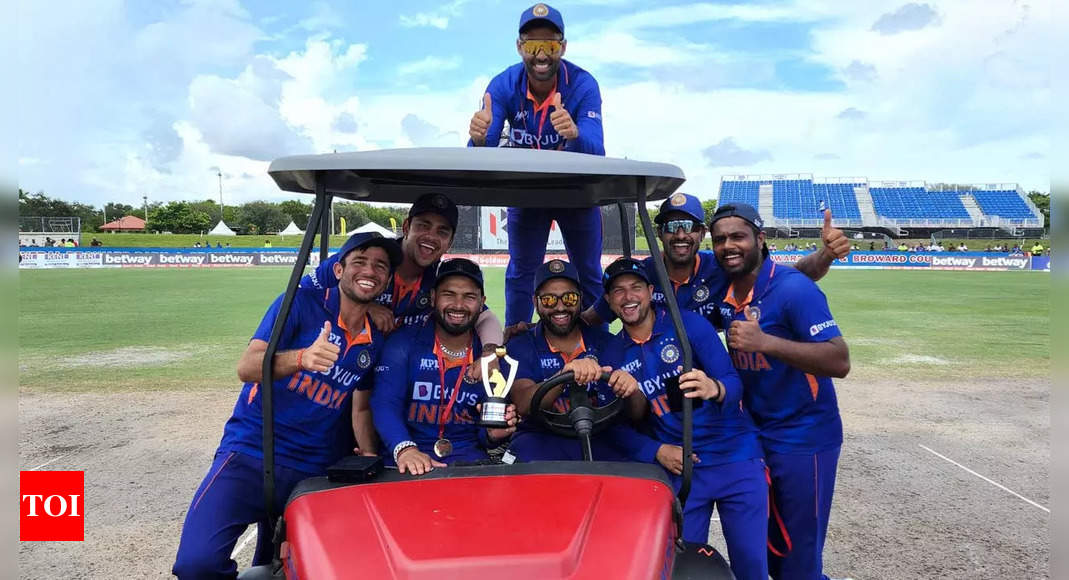 India vs West Indies, 5th T20I Highlights: Shreyas Iyer, spinners complete 4-1 Windies rout as India win final game by 88 runs | Cricket News – Times of India