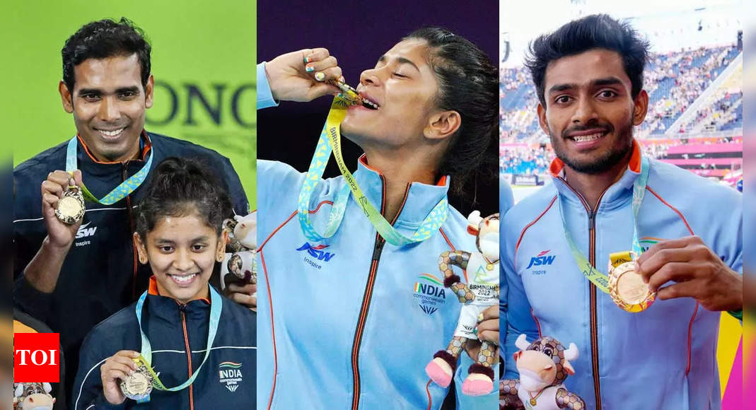 CWG 2022: India ups the ante with medal rush on Day 10 | Commonwealth Games 2022 News – Times of India