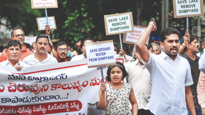 Hyderabad: Residents seek relocation of Madinaguda dumpyard