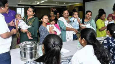 68 mothers donate 3,160ml human milk at Surat camp
