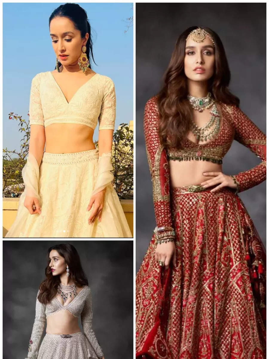 Lehengas to steal from Shraddha's closet