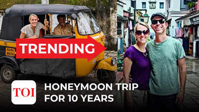 10.5 years, 65 nations: US couple in Kerala on never-ending honeymoon