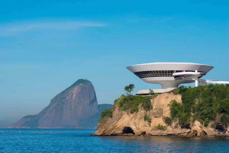 The Niteroi Contemporary Art Museum, Brazil