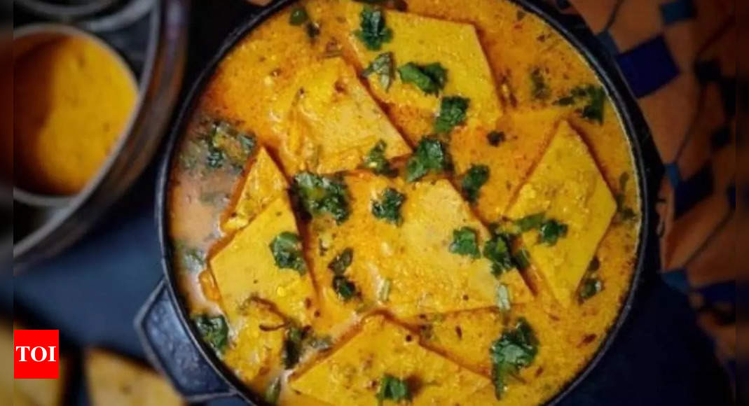 This Rajasthani Sabji is made without veggies