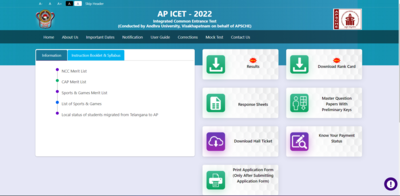 AP ICET Result 2022 released, rank card @ cets.apsche.ap.gov.in, Direct link