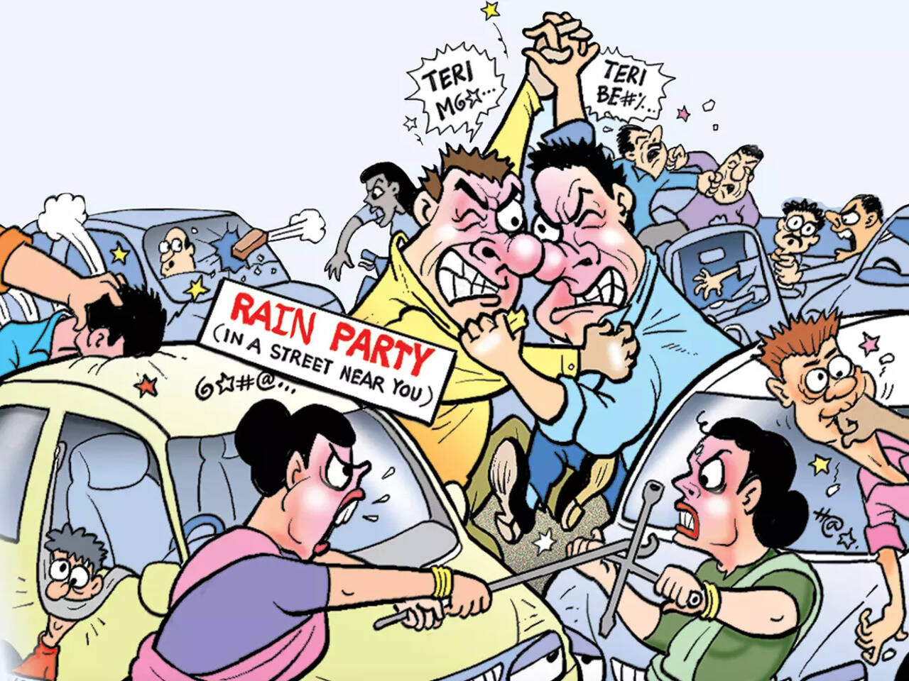 Overcrowded roads, bad weather: Why many drivers lose their cool - Times of India Overcrowded roads, bad weather: Why many drivers lose their cool - Times of India