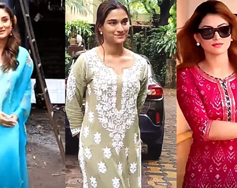 
#CelebrityEvenings: From Kareena Kapoor Khan to Saiee Manjrekar, Bollywood celebs spotted in Mumbai
