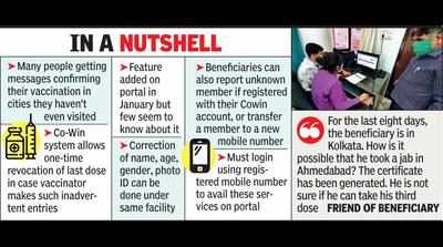Got vaccination SMS without jab? Get it revoked on Co-Win