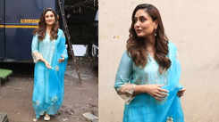 Kareena Kapoor looks ethereal in light blue Punjabi salwar, poses in front of the shutterbugs