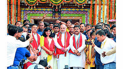 Odisha had never seen such a high national presence since 1947: Shah