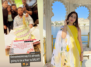Disha Parmar celebrates one year of Bade Achhe Lagte Hain 2 on the sets with co-stars; see pic