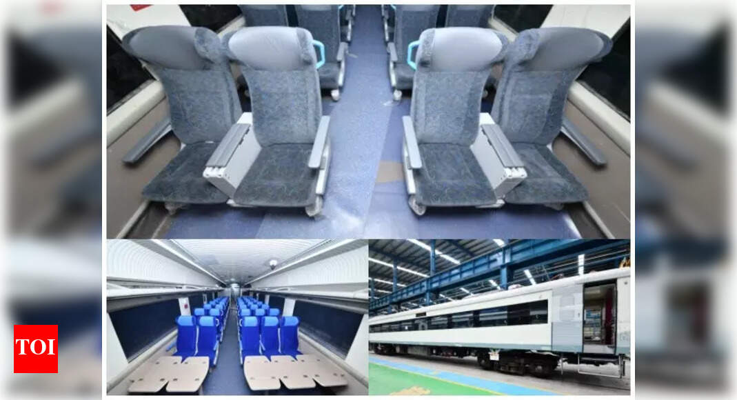 New Vande Bharat Express exclusive pics: What the Indian Railways train ...