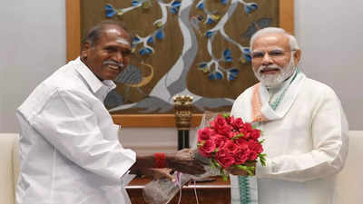 Rangasamy calls on PM Modi more than 15 months after becoming Puducherry CM